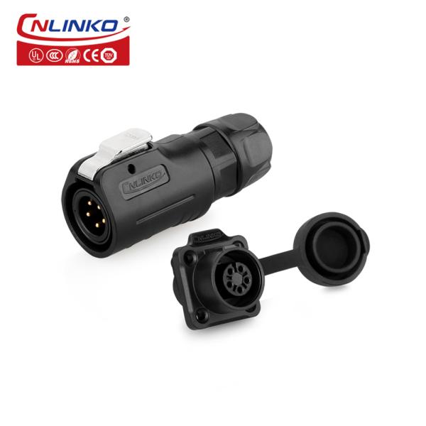 Water Resistance IP68 in Mated Cable Connector Outdoor Use M12 5 Pin Waterproof Connectors