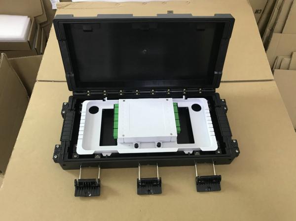 Fiber optic inline closure with 1x8 PLC splitter FTTH Telecom Aerial 12core Fiber Optic Closure PLC Splitter