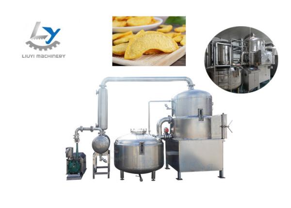 Automatic Control Vacuum Frying Machine For Low Fat Healthy Vegetables / Fruits