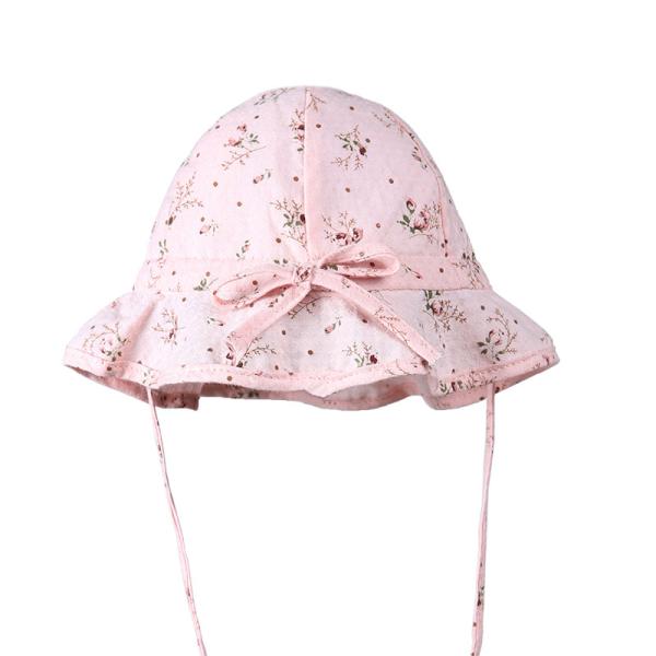 Eco Friendly Dyed Childrens Bucket Hat 45cm Cotton Fabric SGS Approved
