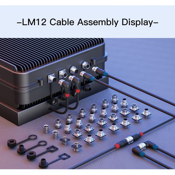 Cnlinko M12 ip68 male female 2 3 4 5 8 pin  aviation circular plug led power  industrial waterproof cable wire connector