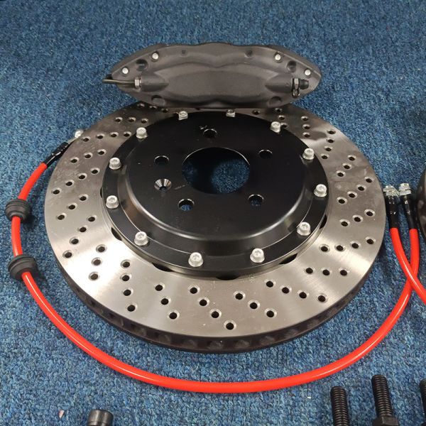 6082 en aluminium aériens allient le calibre noir de frein à disque de la