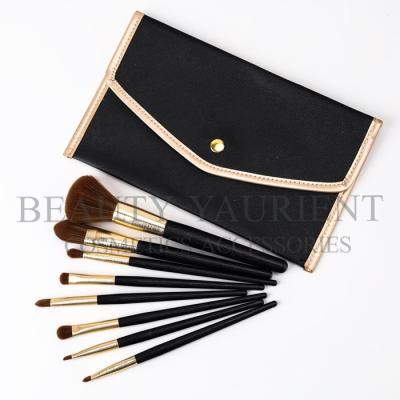 Private Logo 8 Piece Makeup Brush Set OEM Makeup Brushes Skin Friendly