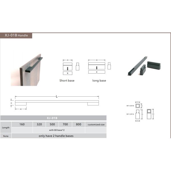 SGS U Shape Plated 12in Aluminium Assemble Gold Cabinet Door Handles