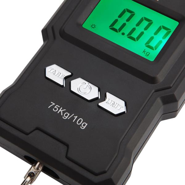 High Accuracy 75kg Electronic Digital Luggage Bag Weight Balance Scale Power Supply 2*AAA Batteries for Accurate Weighing