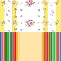 100% réduisent en pulpe 1/8 forme de papier fois de rectangle de nappes de partie de Pâques