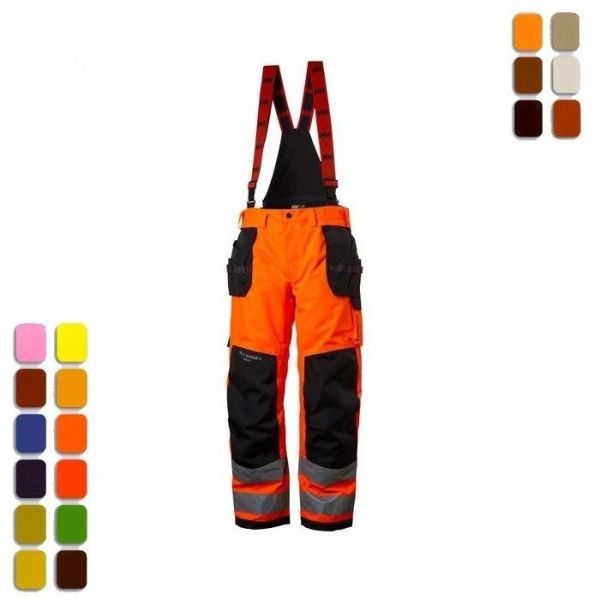 Orange Hi Vis Waterproof Trousers Customized Hi Vis Work Trousers