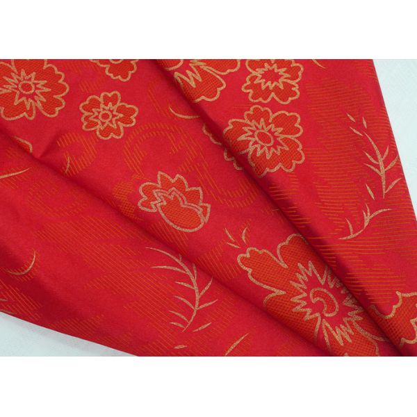 Factory direct selling mattress cloth warp knitted printed polyester gold powder bedspread cloth