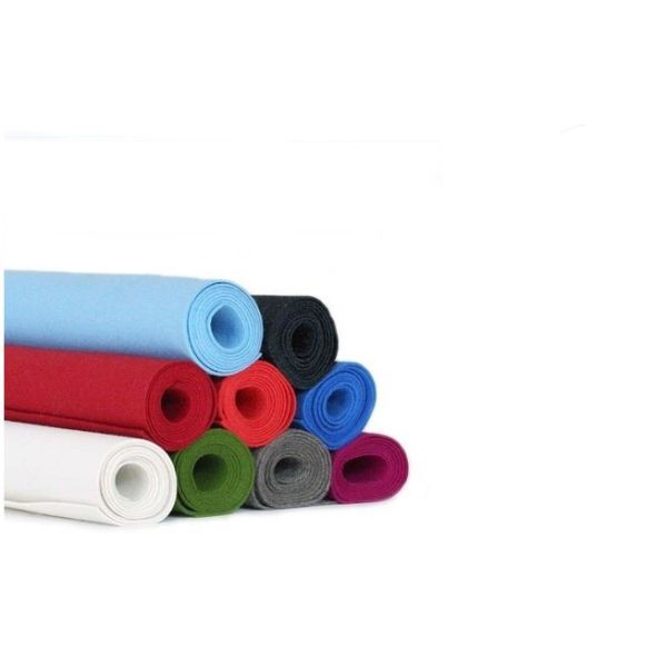 various color wool pressed nonwoven felt,customized thickness felt wool fabric