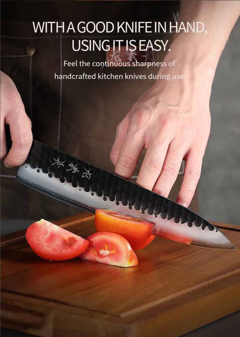 Aogami 2 Gyuto Knife Hand‑Forged Japanese Chef’s Knife for Professional Kitchen