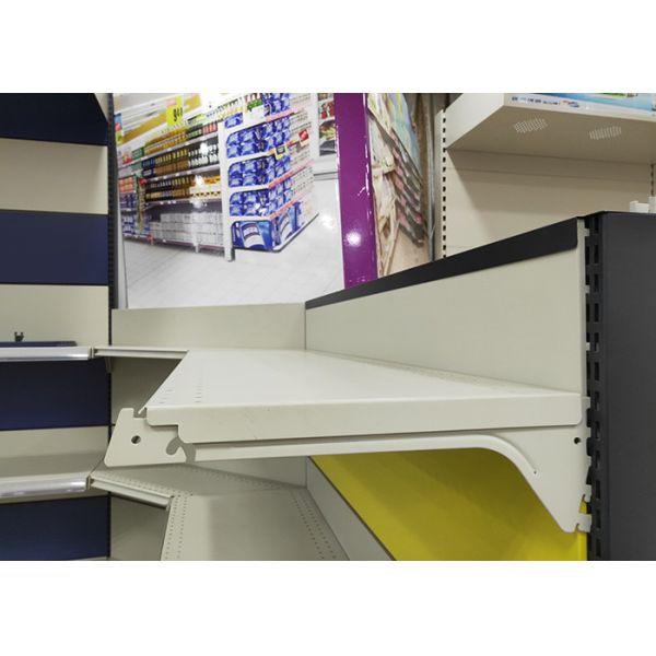 Supermarket Fruit And Veg Shelving , Metal Utility Storage Shelves