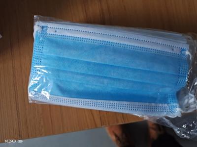 Non Surgical Purpose Procedure 3 Ply Disposable Face Mask Earloop Iso Certificate