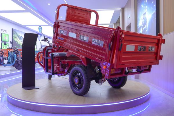 Open Body Three-Wheeled Motorized Tricycle with Dump Freight Chinese Manufacturers Sell for Cargo Transport