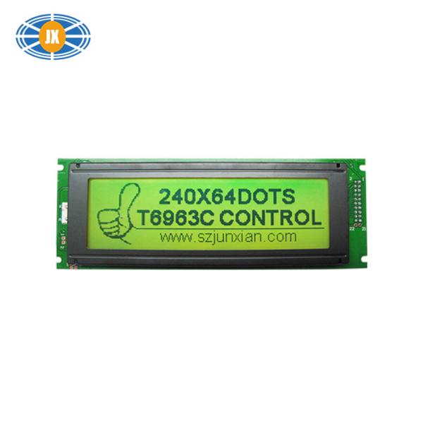 240×64 Dots Monochrome Graphic LCD Display 200cd/m2 Durable Construction Lcd Screen