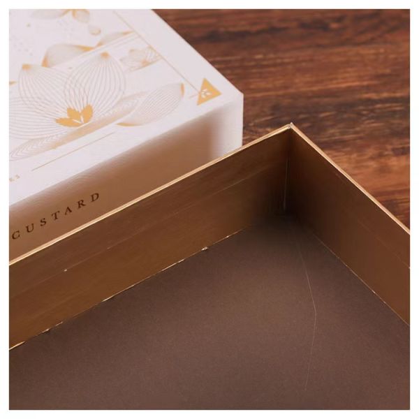 Laminado Brillante Selección Competitiva Pastel de Luna Chocolate Dulces Paquete Regalo Caja de Papel