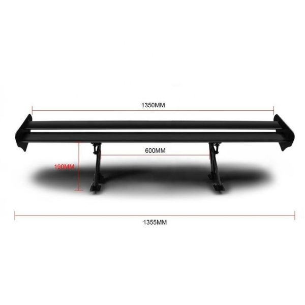 Universal Double Layer Auto Modified Spoiler With Screws