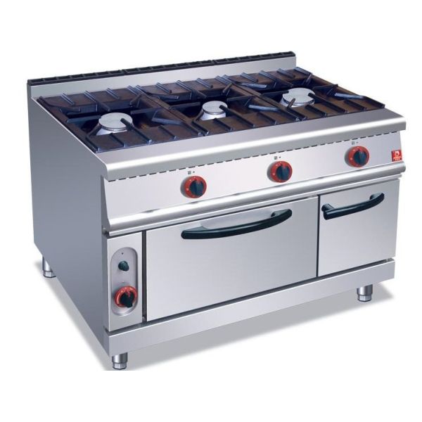 Специализированный 3 горелки диапазон коммерческий электрический диапазон и печь