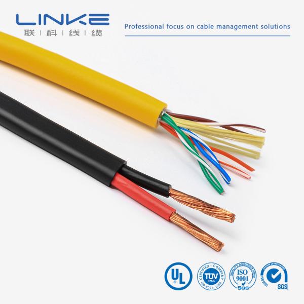 Optical Power Composite Cable for Energy Vehicles Tinned Copper Conductor Insulation