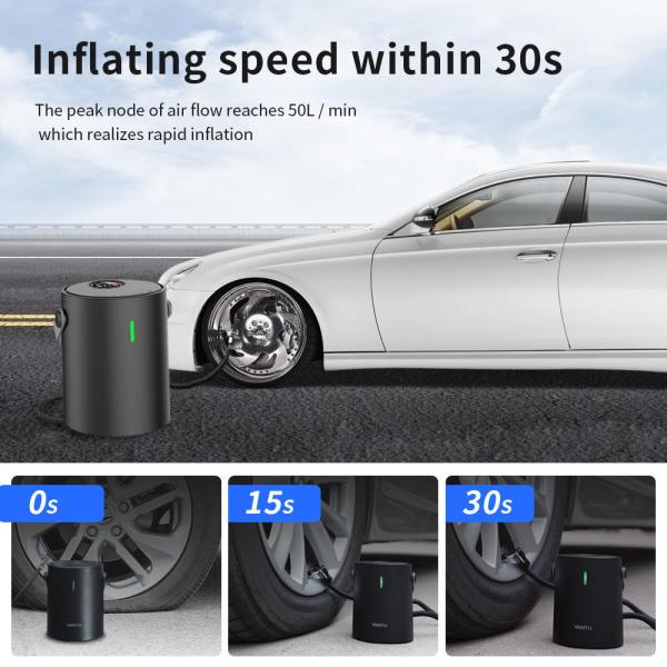 12V 150PSI Mini Portable Tire Inflators Pump for High Power Rechargeable Car Styling