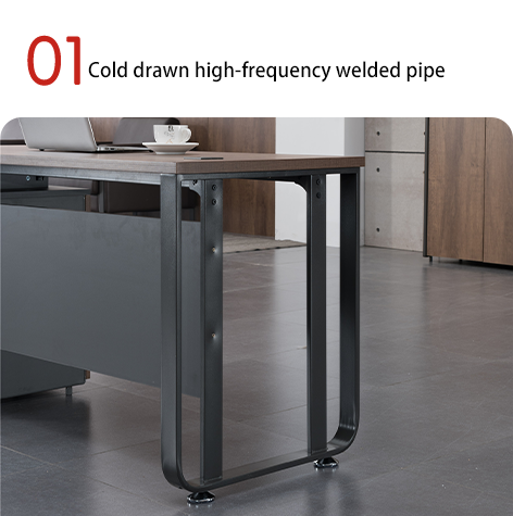 Myidea Customized Office Desk with Steel Legged Independent Desk Storage Space and Document/Data Storage Supervisor