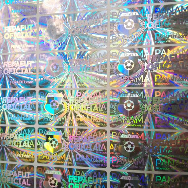 Custom Holographic Stickers Printing 3D Hologram Labels With Design Non-Transferable