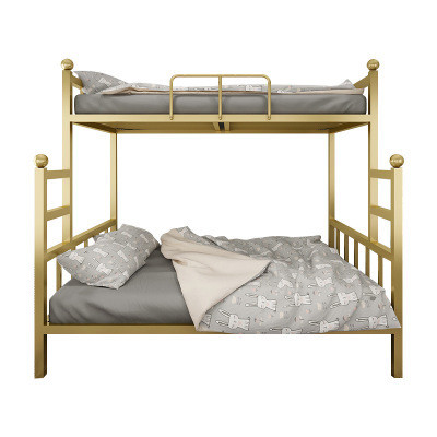 School Furniture Adult Full Size Metal Garden Bunk Bed for Space Saving in Queen Loft Bed