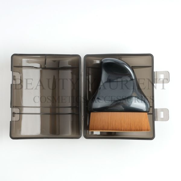 2tones Brown PBT Hair Single Foundation Brush Large Kabuki Body Brush