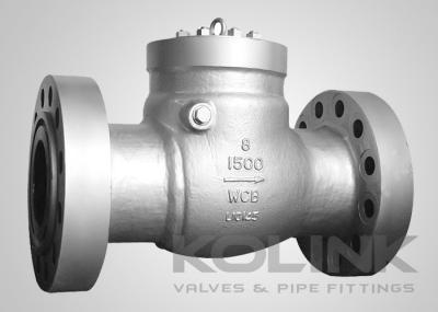 Válvula de verificação do balanço do selo de pressão, classe de alta pressão 600 - 2500 das válvulas de verificação