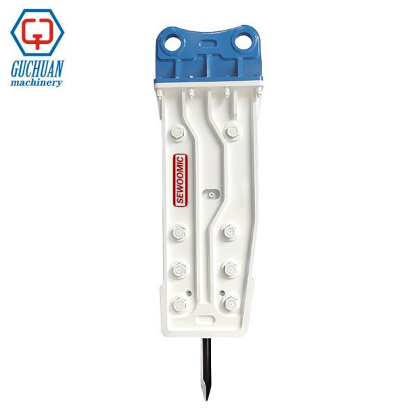 Guchuan HB20G / GCB200 1766KG Open Type Hydraulic Breaker with 135mm Chisel for 18-25 Tons Excavator