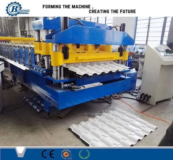 O PLC 220V/380V controlou o rolo da telha de 1 polegada que forma a máquina