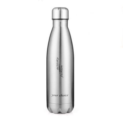 Virson 17oz Double Wall Vacuum Insulated Stainless Steel Water Bottle -with a Cleaning