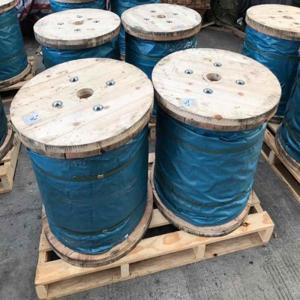 costas de aço da estrutura 1x19, costa galvanizada para linhas de Telecomission do poder