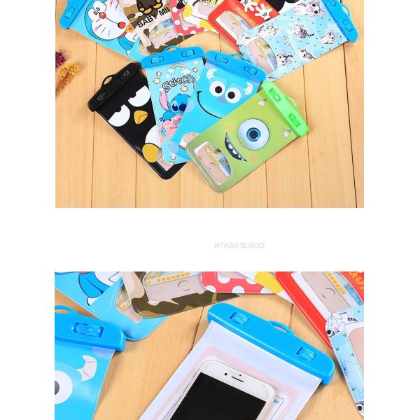 Cute Cell Phone Waterproof Bag Mobile Phone Waterproof Pouch For Iphone Android