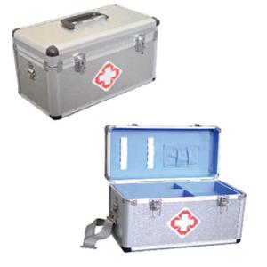 kit de primeiros socorros de alumínio portátil do caso da medicina do kit de