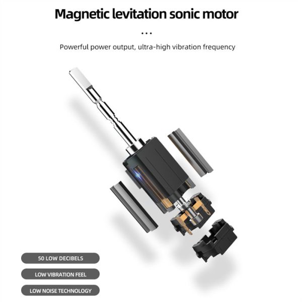 Cap de brosse Diamètre 0,12/0,15 mm Brosse à dents électrique sonique 30 sec Intervalle de rappel SN302
