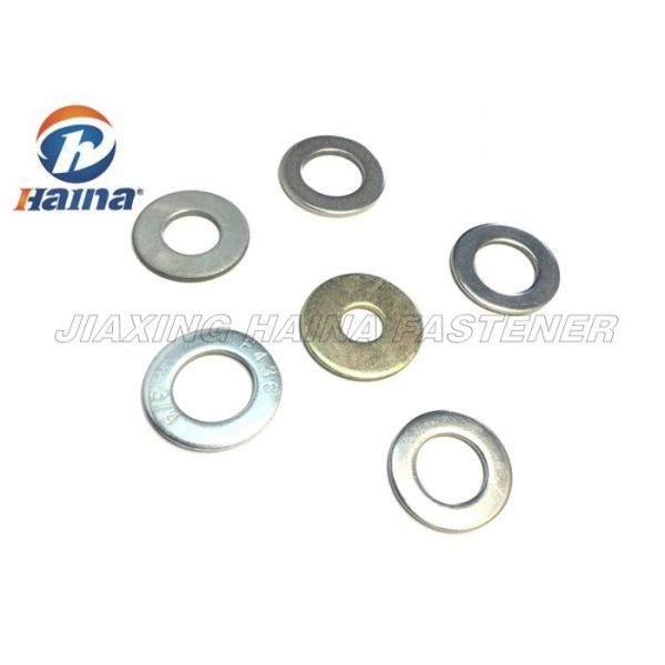 A2 70 / A4 80 Stainless Steel Flat Washers Plain Finish For Home Decorating