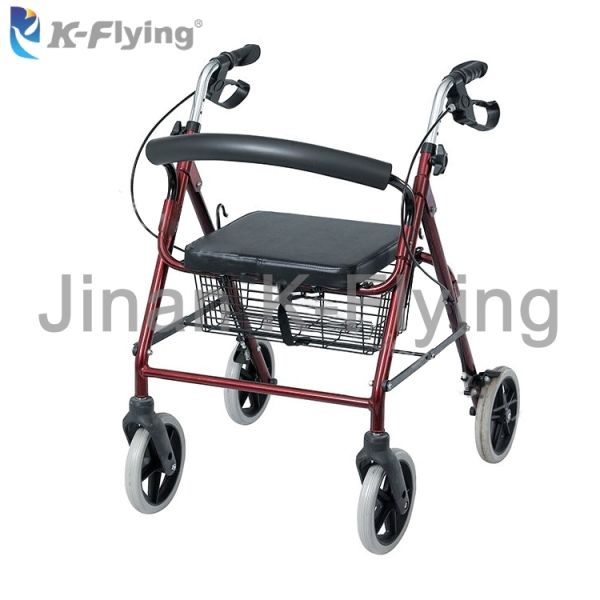 Lightweight Flexiable Medical Rehabilitation Equipment Elderly Walking Aid Rollator