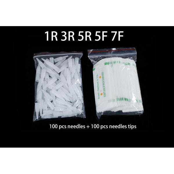 Agujas permanentes de la UGP del maquillaje 1R 3R 5R 5F 7F + agujas profesionales esterilizadas disponibles del tatuaje de las extremidades de la aguja