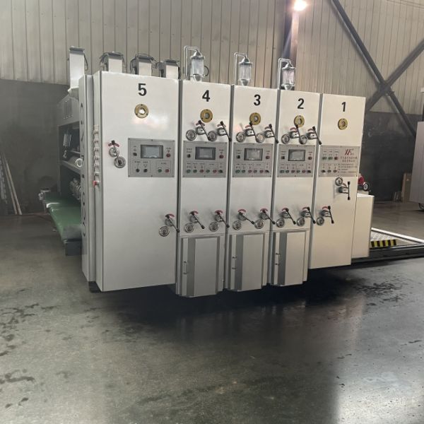 High Speed Lead Edge Feeder Automatic Flexo Printer Slotter Die Cutter Corrugated Carton Box