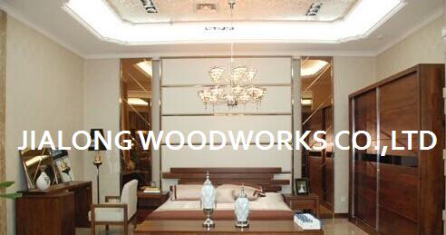 Ранг AAA зерна отрезка четверти переклейки облицовки грецкого ореха мебели гостиницы естественная деревянная