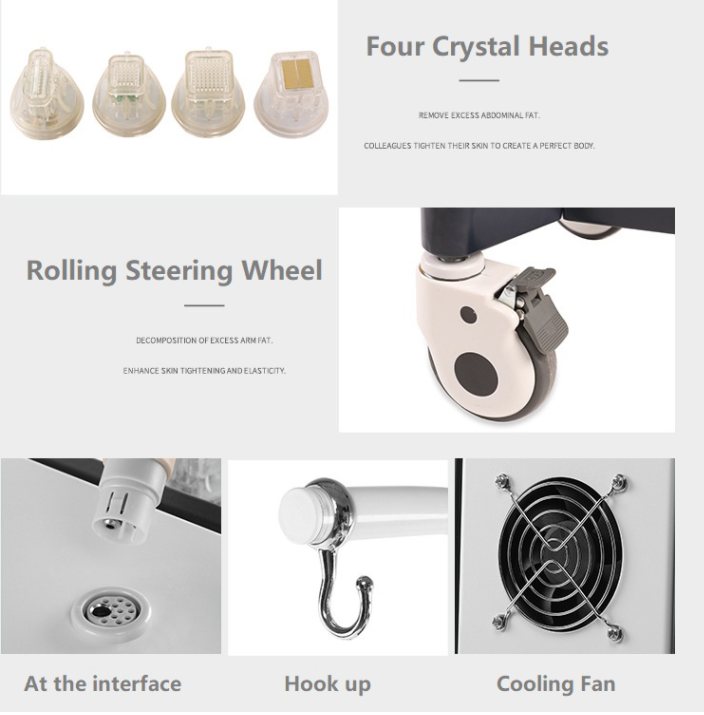 agujas fraccionarias de la máquina 10/25/36 de 5Mhz RF Microneedling