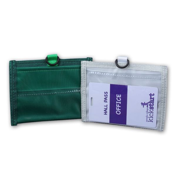 Wholesale Promotional Travel Pouch Family Passport Holder Nylon Travel Passport ID Card Name RFID Neck Wallet With Lanyard