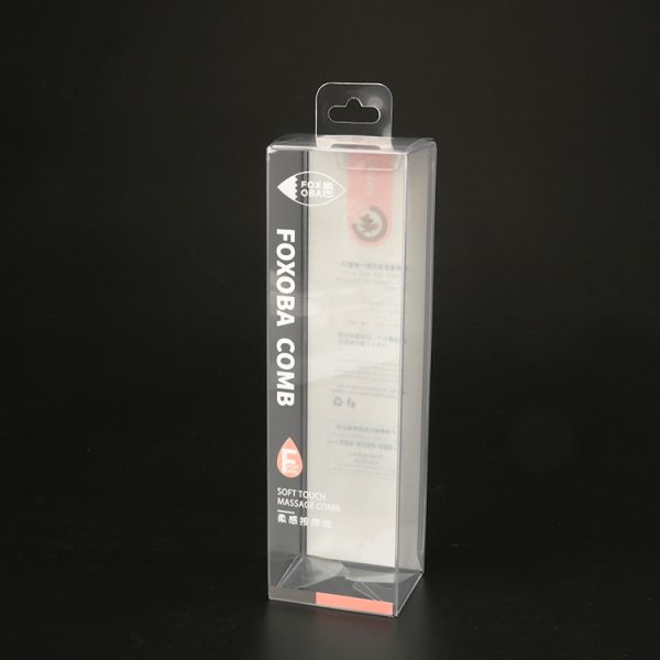 Custom Folding PET PVC Plastic Box Printing Hanging Acetate Packaging Boxes