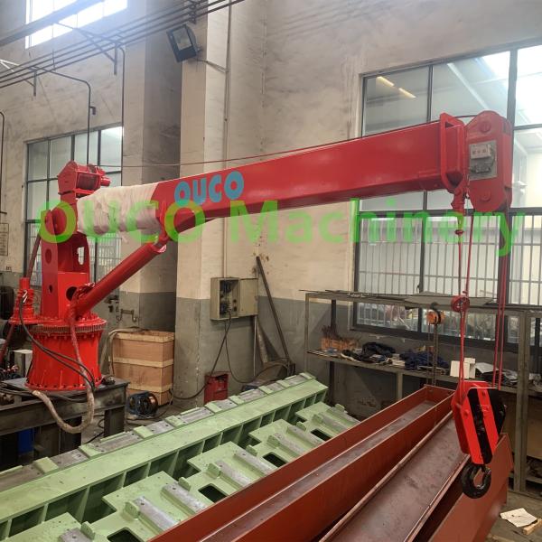 1.5t que gerencie o guindaste telescópico do crescimento de Jib Hydraulic CCS