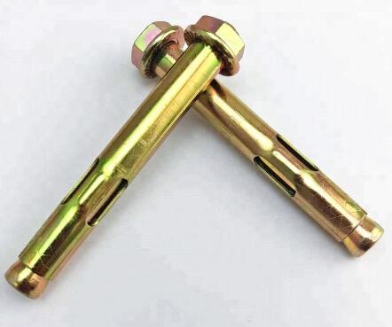 Metric Sleeve Type Expansion Anchor Bolt 6h Tolerance Zinc Plate Surface