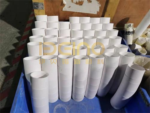 Alumina Wear Resistant Ceramic Tube Abrasion Resistance ISO Certificate