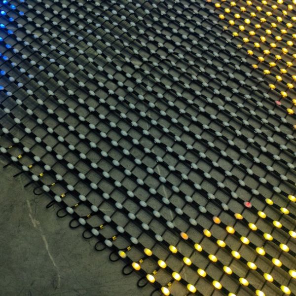 P20 Dynamic Sky Ads Drone Flying LED Screen Featuring the Programmable LED Mesh Technology