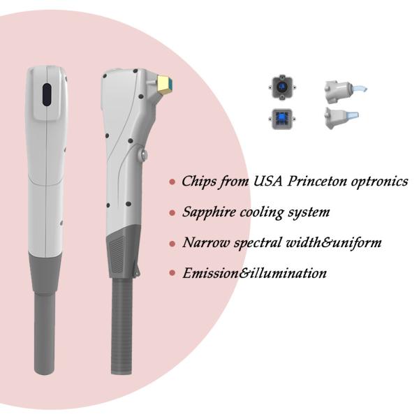 Custom Fiber Laser Hair Removal Machine For Dark Skin Spot Size 14*14mm 12*20mm 12*35mm