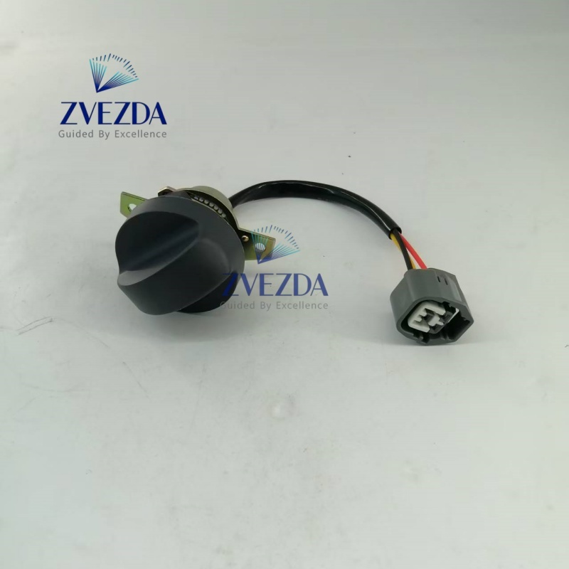 Rotary Engine Speed Control Dial Switch 3 Pin Excavator Throttle Potentiometer Replacement