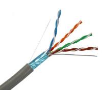 O ftp protegeu o padrão exterior contínuo de CAT5e Lan Cable Bare Copper 24awg